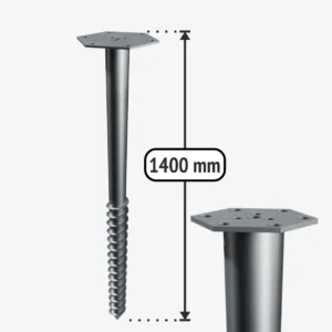 Kruvivaiad M1400 190 75 M24